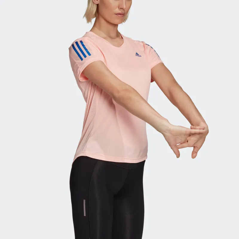 Adidas T-Shirts Women's Coral Pink-5