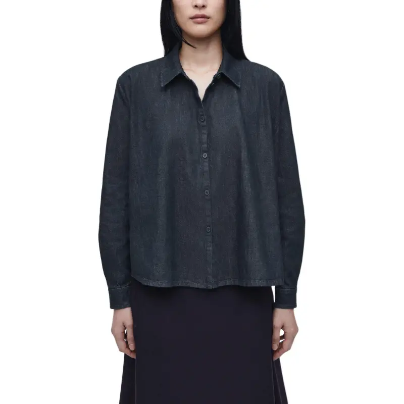 COS Shirts Women's Indigo-2