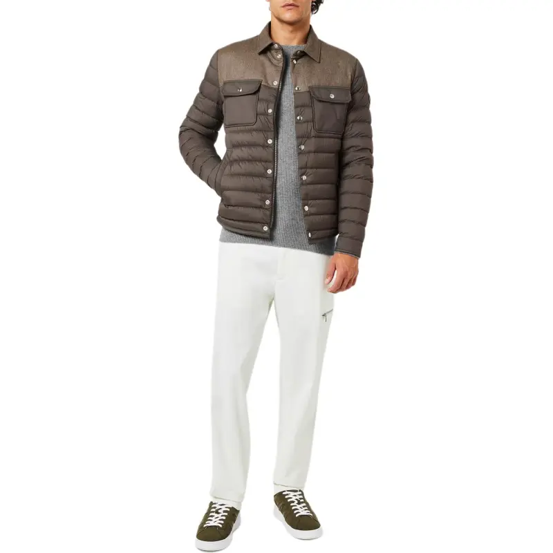 Moncler Down Jackets Men Brown-3