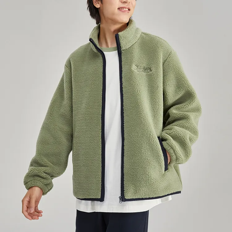 Skechers Velvet Jackets Unisex Chromium Green/01MX-2