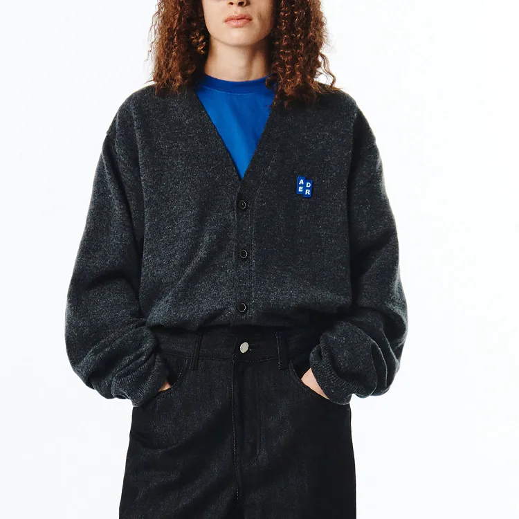 ADER ERROR Trs Tag V neck Cardigan-3