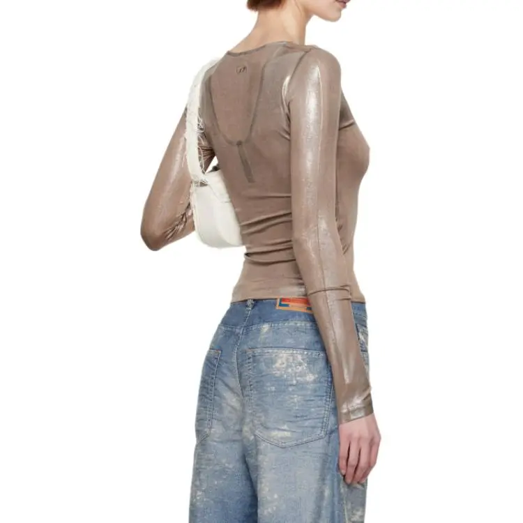 DIESEL T Shirts Women's Gold-1