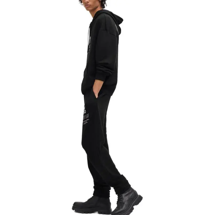 HUGO BOSS Printed Cotton Hoodie-3