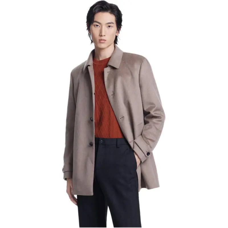 K BOXING Coats Men's Red Coffee-4