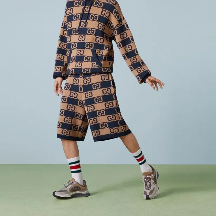 GUCCI Gg Jacquard Shorts-3