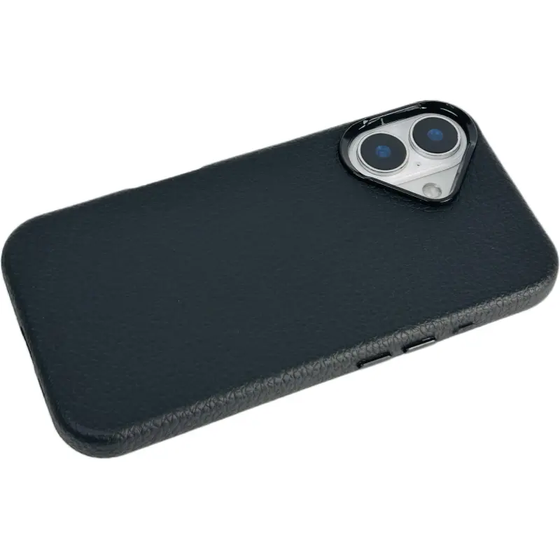 Wei Xin Leather Material Solid Color Litchi Grain Phone Cases Compatible With IPhone 16/15 Pro Max/Apple 13/14 Pro/Max-11