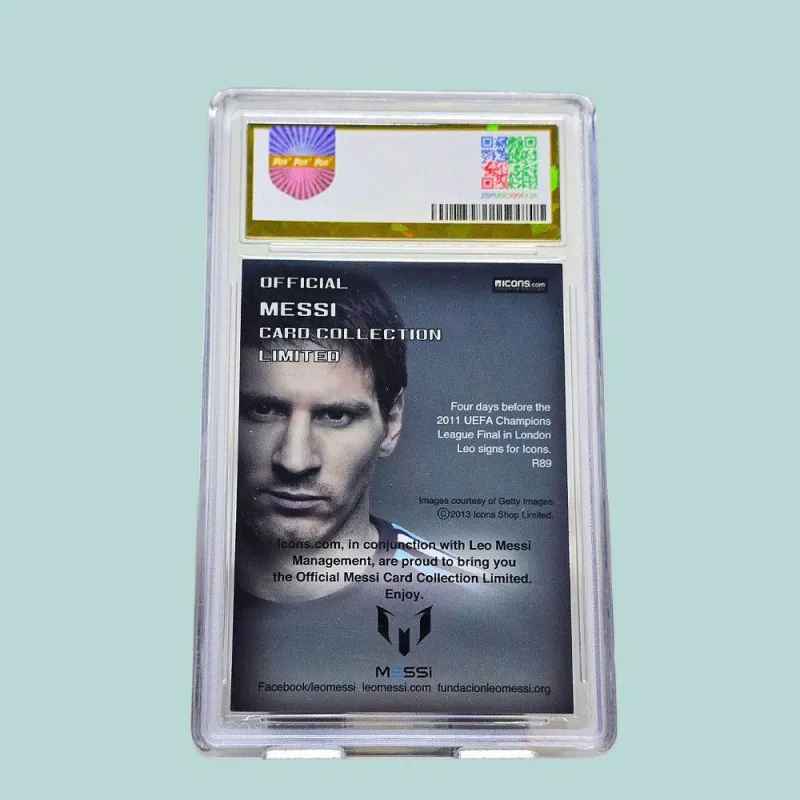 Topps Messi Star Card Career Retrospective From 2013 Barcelona Era Signed By The Player For Fans Graded Cards 1 Piece-3