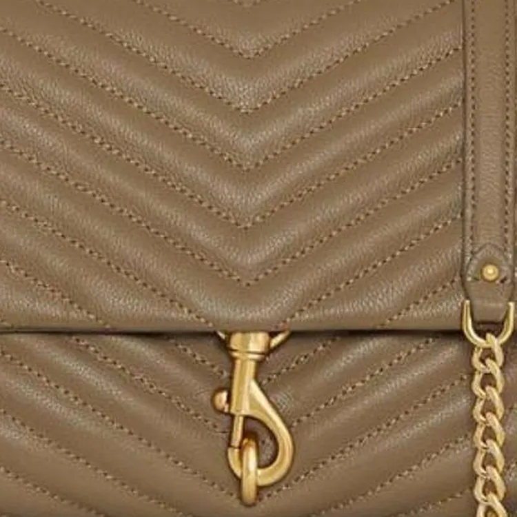 REBECCA MINKOFF Edie Leather Crossbody Bag, Shoulder Bag Women's Brown-3