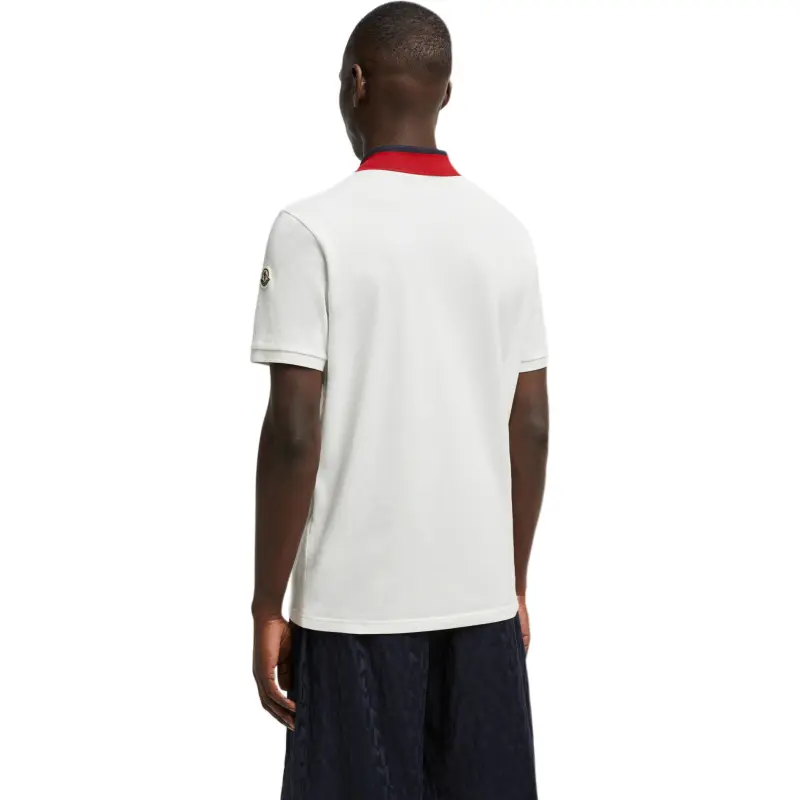 Moncler Embroidered Logo Piquet Polo Shirt-2