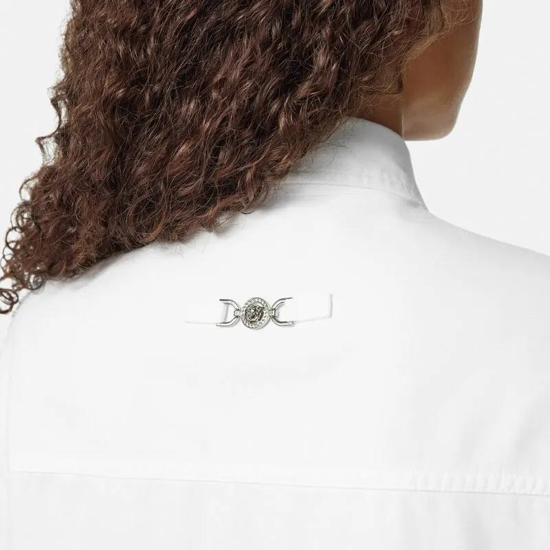 VERSACE La Medusa '95 Cropped Shirt-4