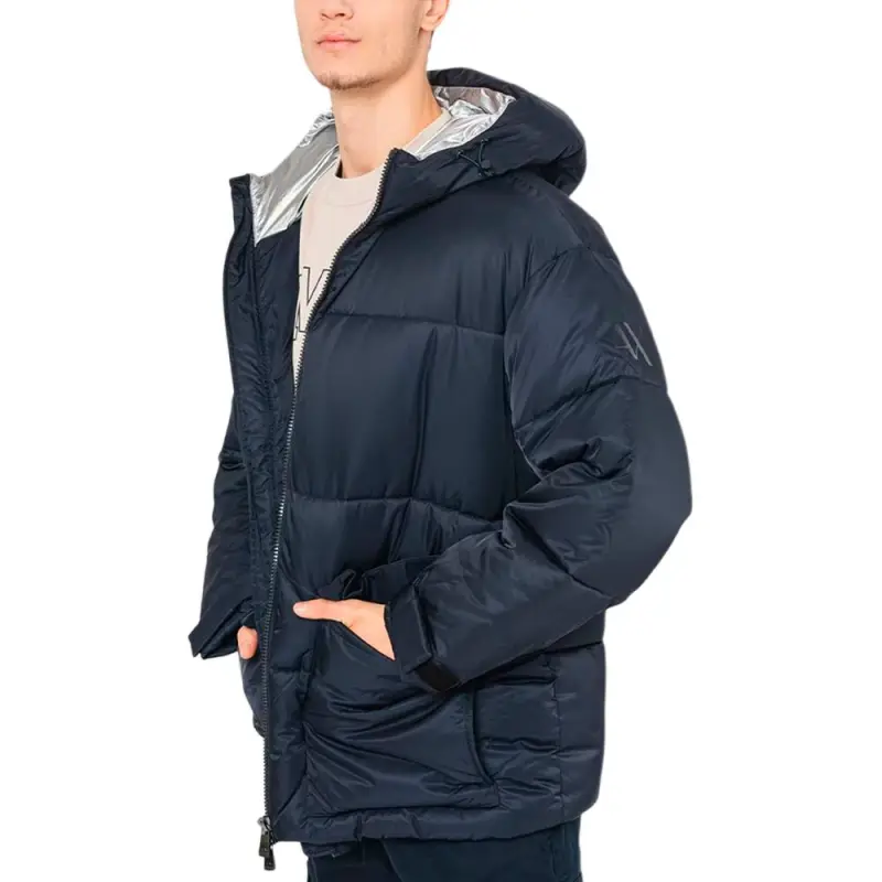 ARMANI EXCHANGEAE FW23 Puffer Jacket Men's Navy-4