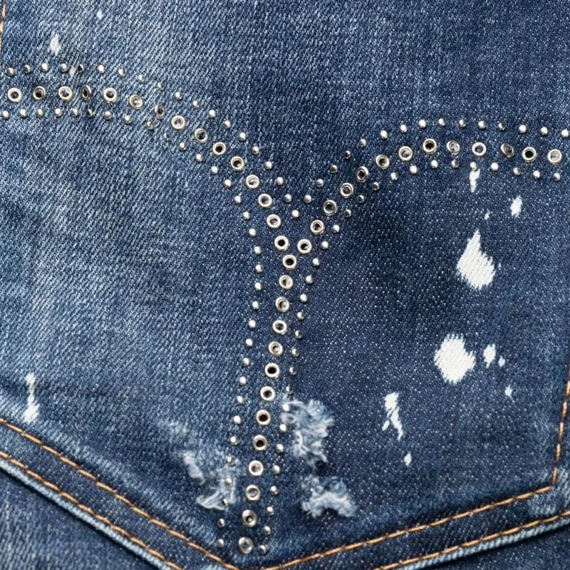 DSQUARED 2 Distressed Skinny Jeans-9