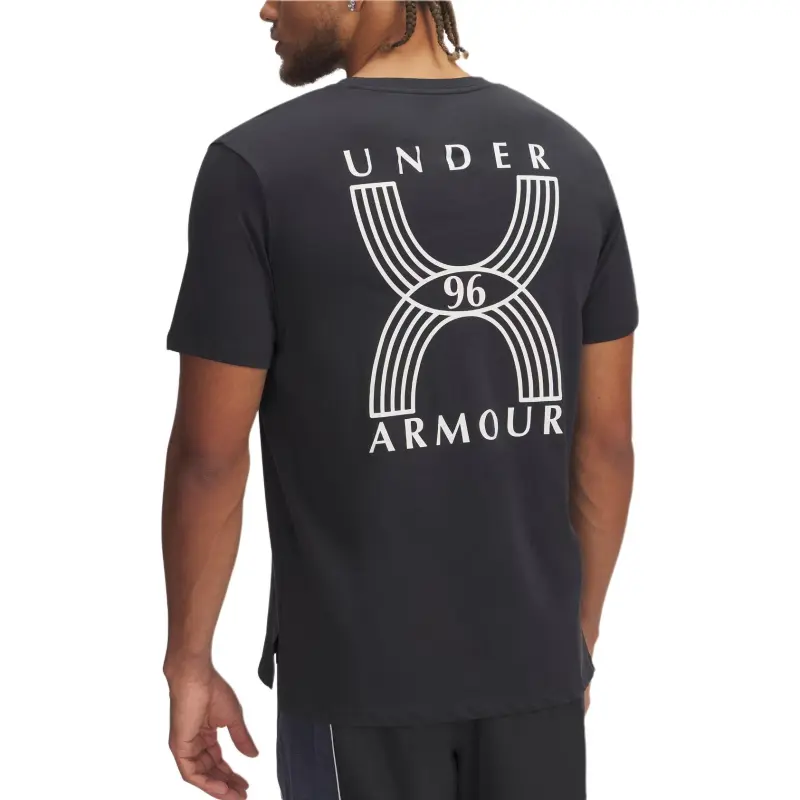 Under Armour SS25 T Shirt Men's Anthracite/White Quartz-0