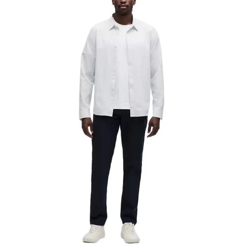 Lululemon New VentureClassic Fit Updated Shirt Men's Mixed Color Starch Blue-2