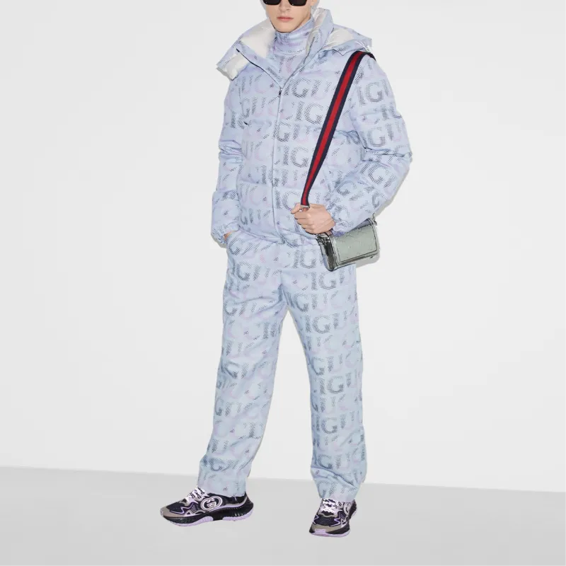 GUCCI Allover Printed Drawstring Trousers-2