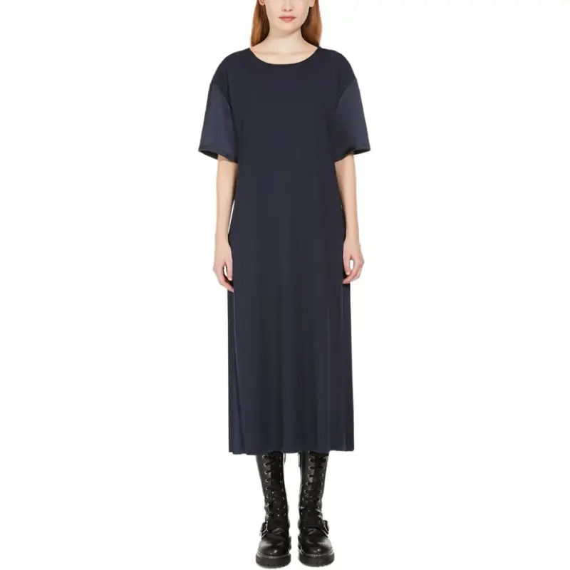 WEEKEND MaxMara Short Sleeved Dress Women's Black-1