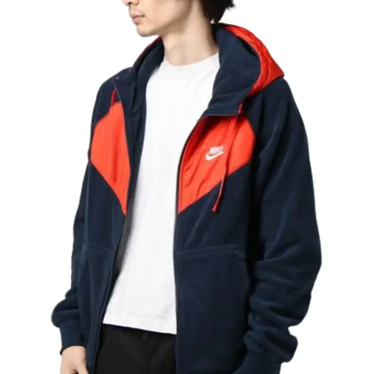 Nike Jackets Men Navy Blue-2
