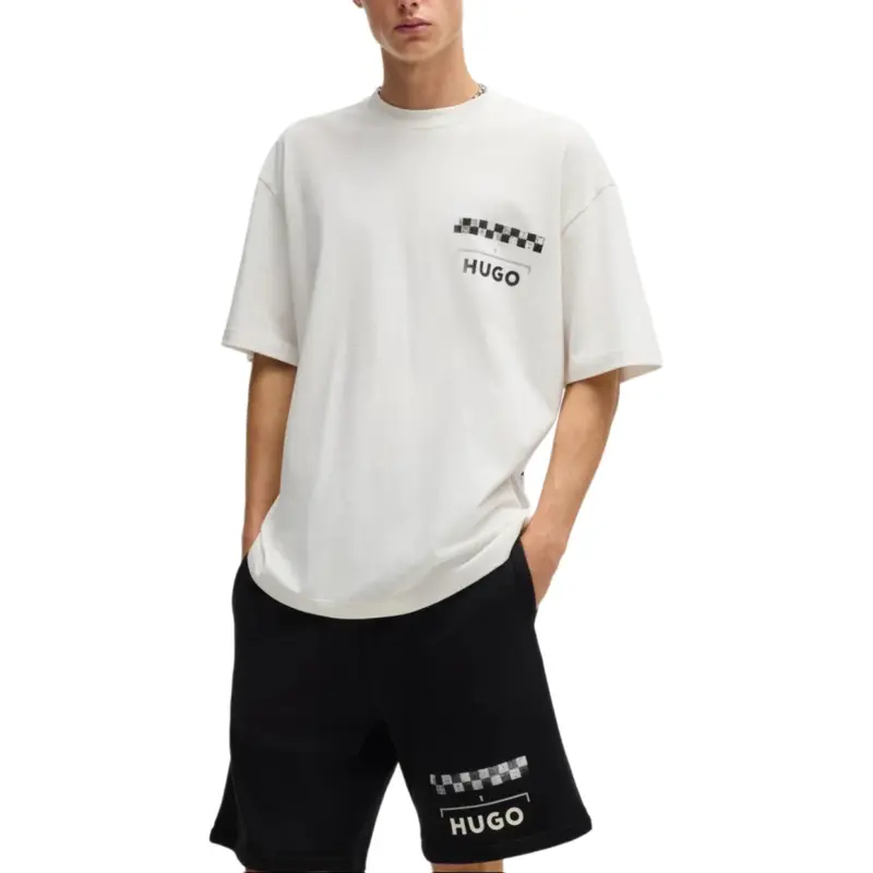 HUGO BOSS Racing Printed Jersey T Shirt-3