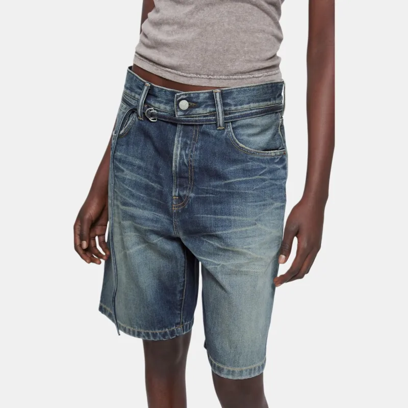 Acne Studios Loose Fit Denim Shorts-3