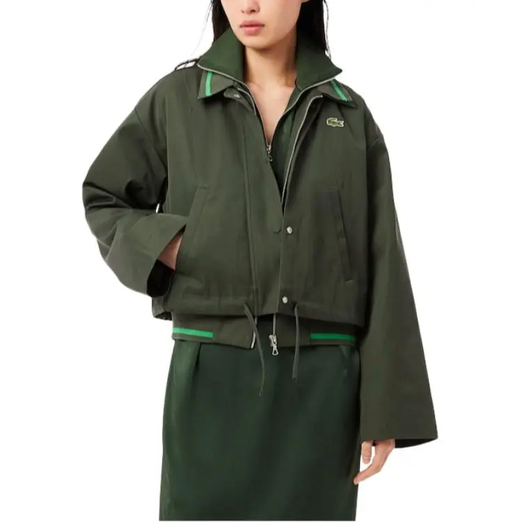 LACOSTE Jackets & Coats Women's Green-1