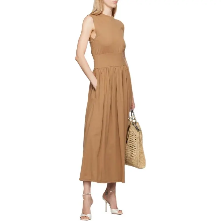 TOTEME Sleeveless Dress Women's Brown-2
