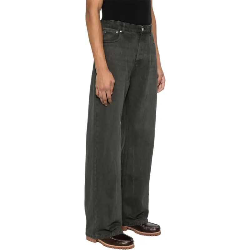 AMIPARIS Ami Paris Logo Patch Jeans-4
