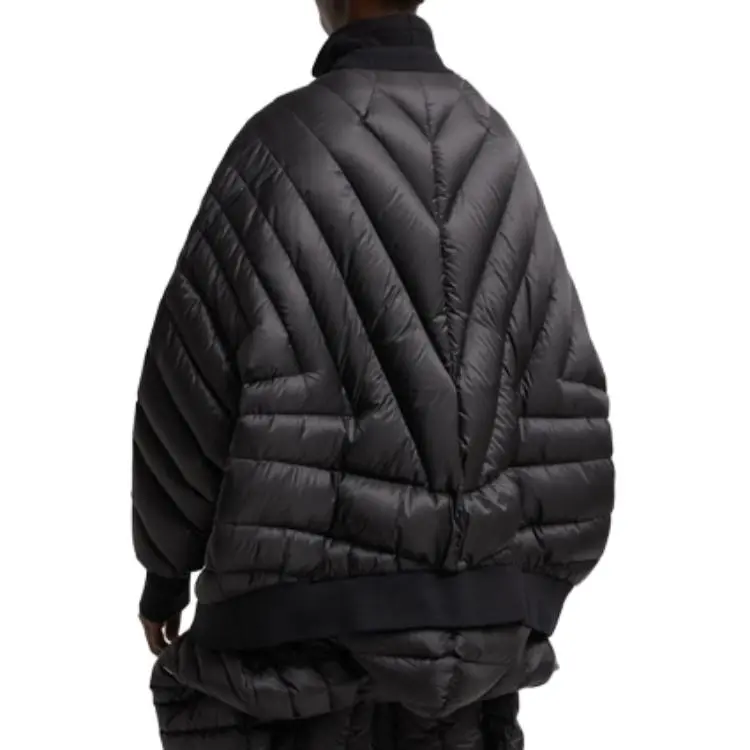 Moncler X Rick Owens Woven Radiance Peter Jacket 'Black'-4