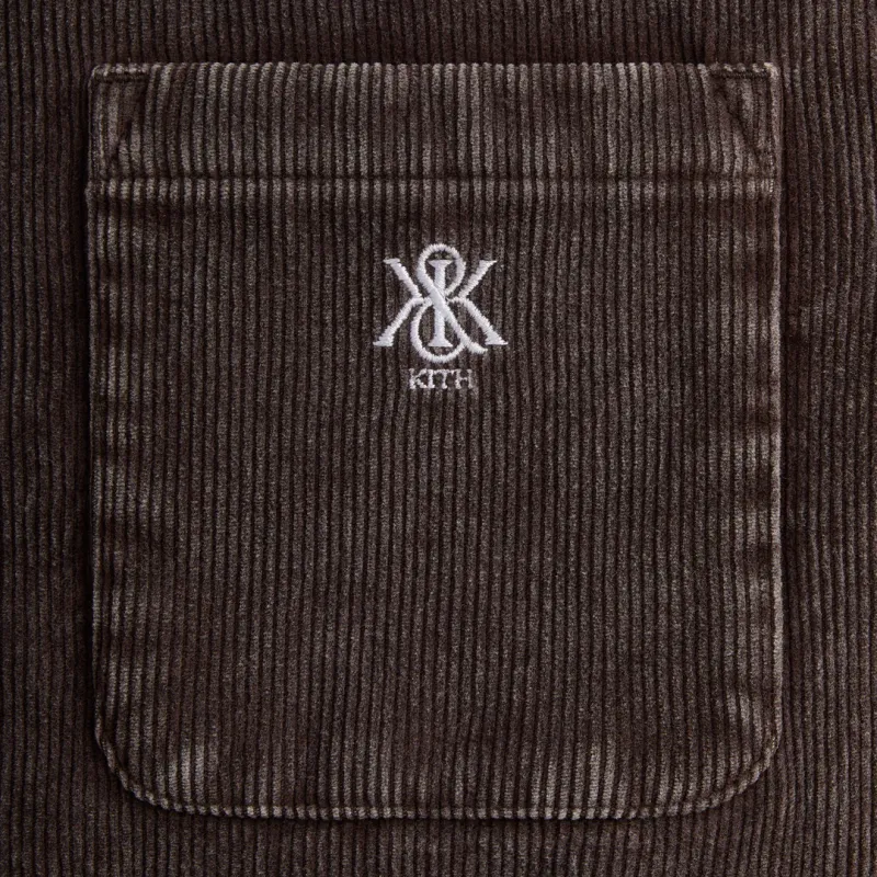 KITH Washed Corduroy Brixton Puffed Shirt Jacket-3