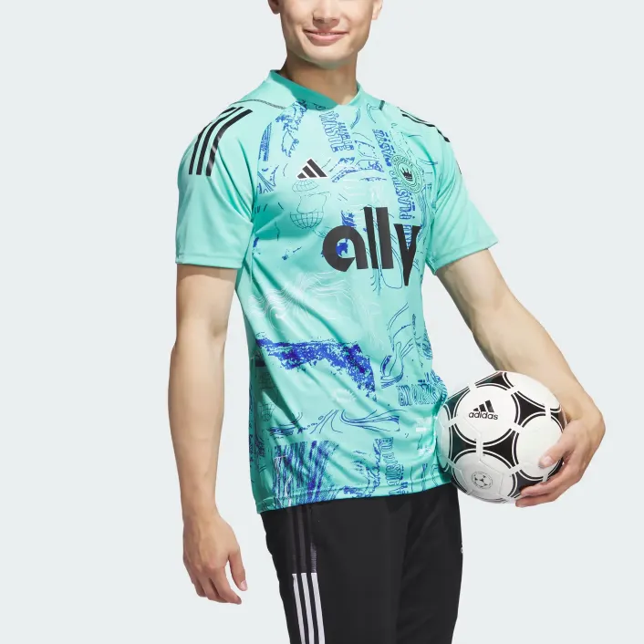 Adidas T-Shirts Men Turquoise-4