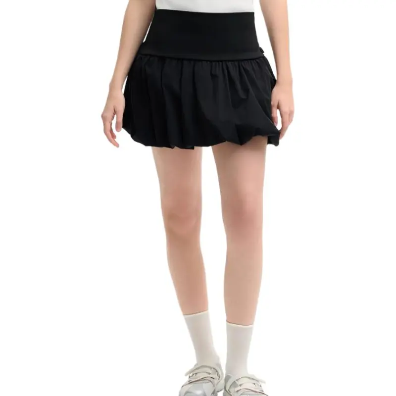 FILA ORIGINALE Casual Short Skirts Women's Jet Black-2