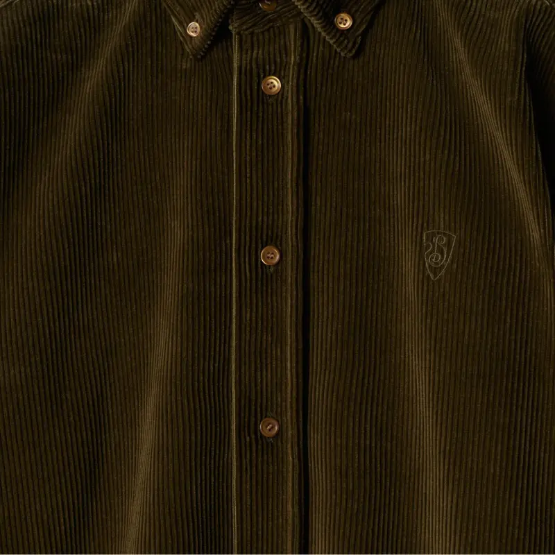 Burberry FW24 Shirt Men's Olive Green-6