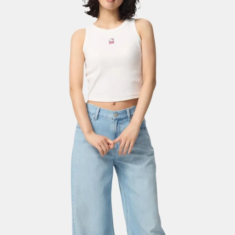 UNIQLO Tank Tops Women's White-2