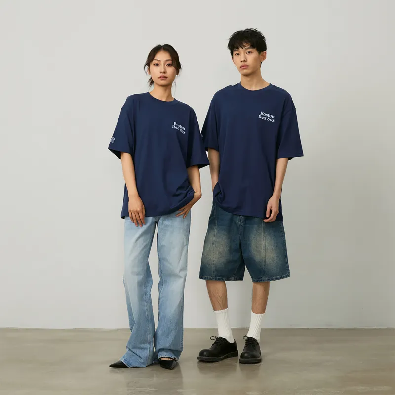 MLB SS24 T Shirt Unisex Navy Blue-3