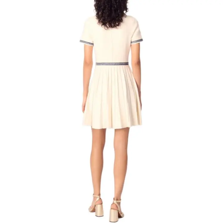 Maje Pleated Mini Dress-2