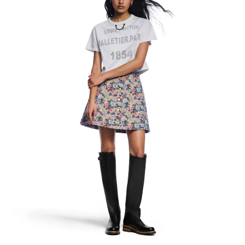 LOUIS VUITTON Stencil Signature Crop Top-3