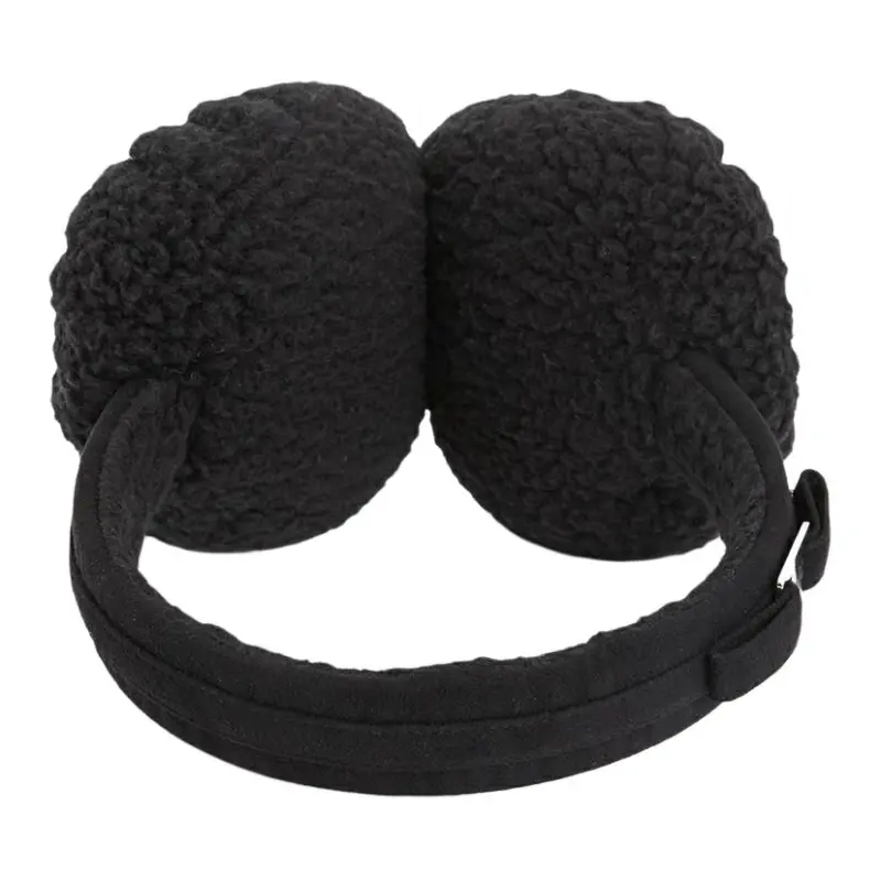 MARK & LONA Artificial Leather, Polyester Earmuffs Women's Black-3