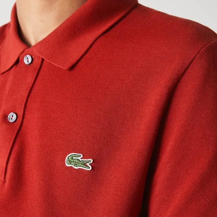 LACOSTE Polo Shirt Men's Bordeaux Red-3