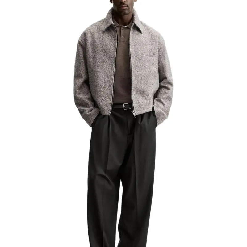 ZARA Jackets & Coats Men's Gray-4