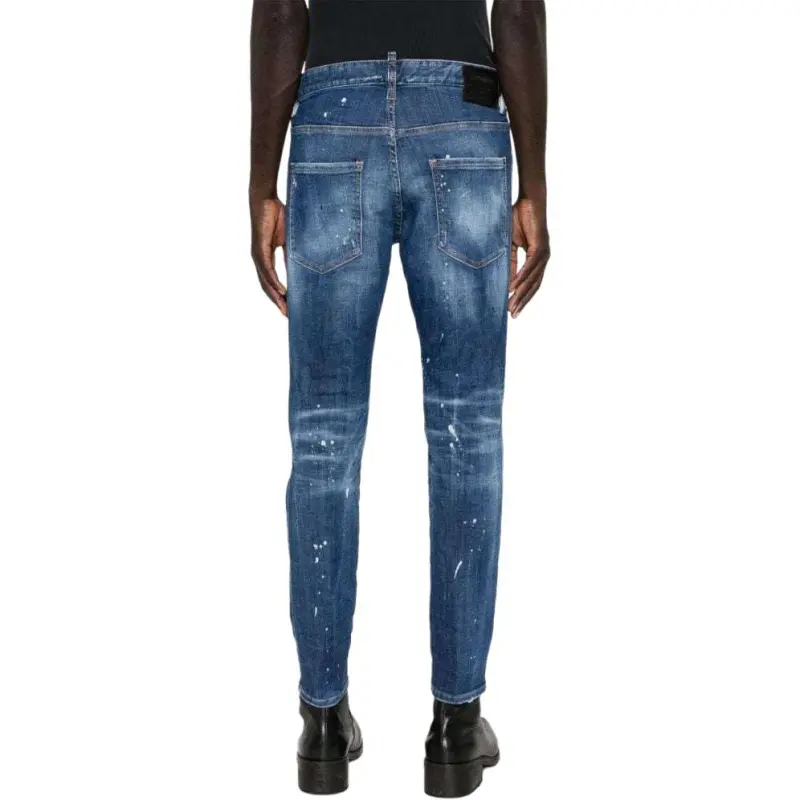 DSQUARED 2 Paint Splash Detail Distressed Jeans-2
