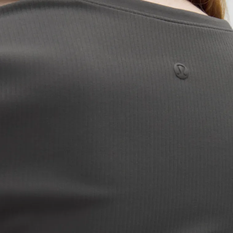 Lululemon RibbedNulu™ T Shirt Women's Graphite Gray-4