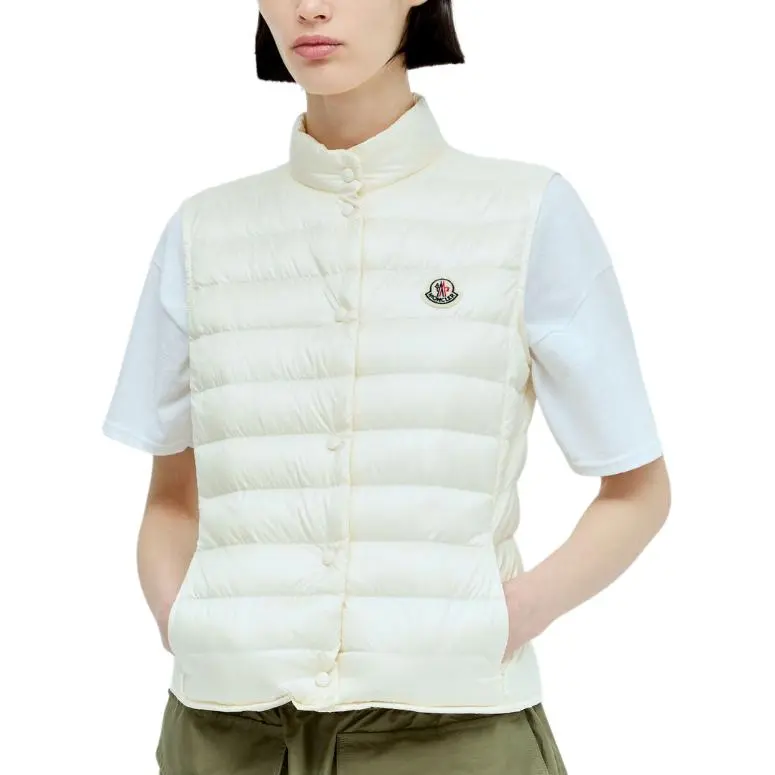 Moncler Liane Logo Patch Buttoned Down Gilet-4