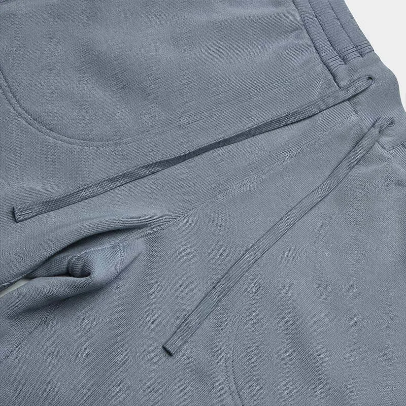 FILA FUSION Knitted Sports Pants Unisex Mountain Stone Blue-5