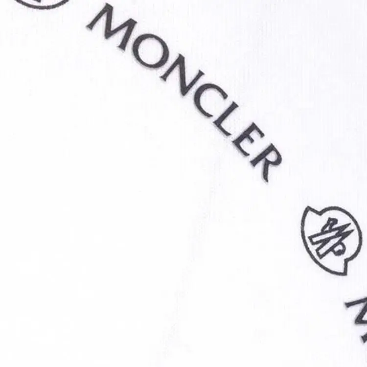 Moncler 22SS Logo Print Short Sleeve T-shirt White-2