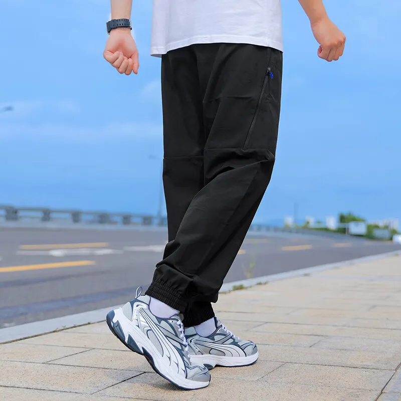 PUMA Casual Pants Men Black-3