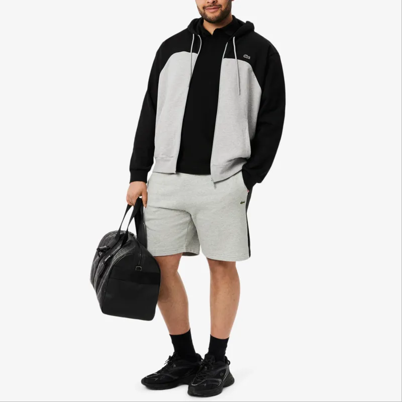 LACOSTE SS25 Zipped Colour Block Jackets Coats Men's Gray-4
