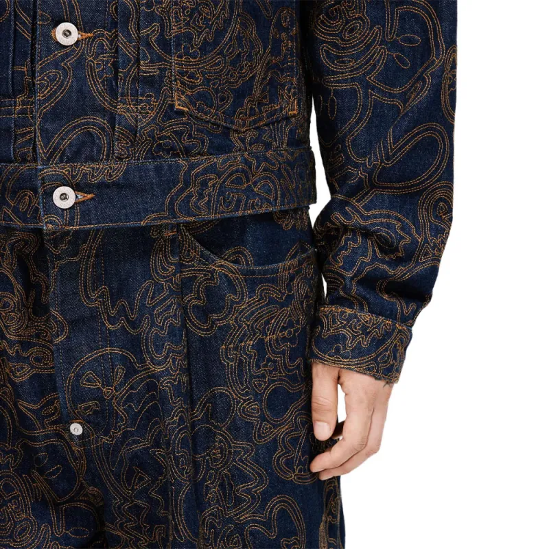 KENZO By Verdy Embroidered Trucker Jacket-8