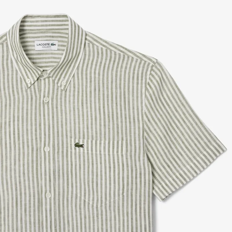 LACOSTE Shirts Men Green-1