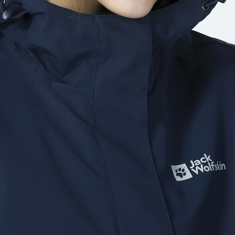 Jack Wolfskin Keep Warm From The Wind Windbreaker Jacket Women's Marine Blue-4