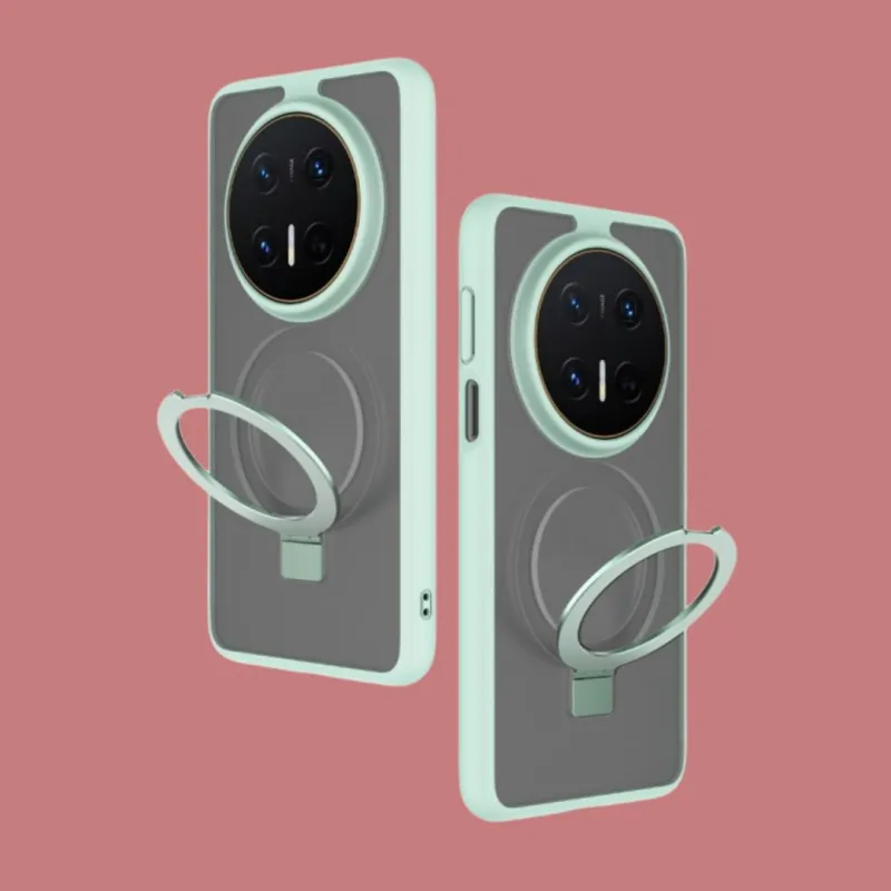 ZHUOJI TPU Material Transparent Magnetic Stand Case Huawei-4