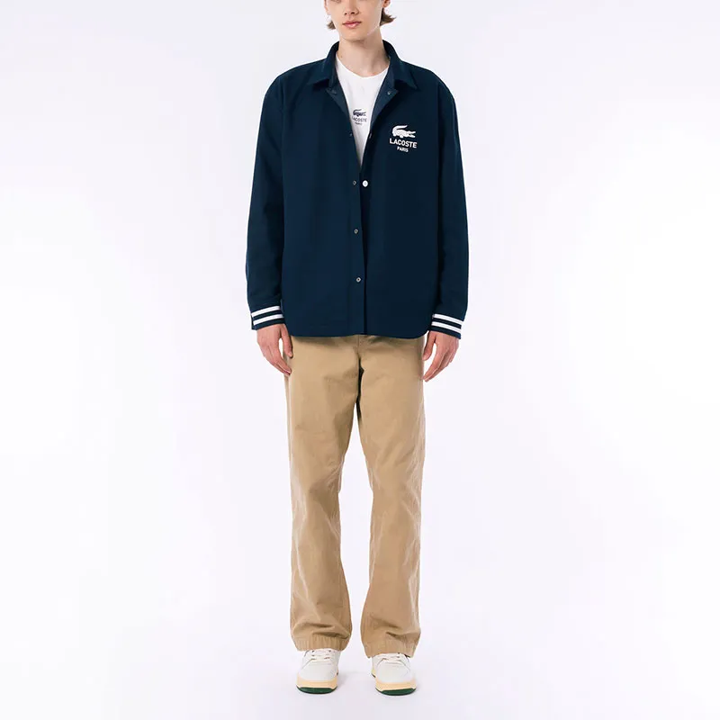 LACOSTE Jackets & Coats Men's Marine Blue-4